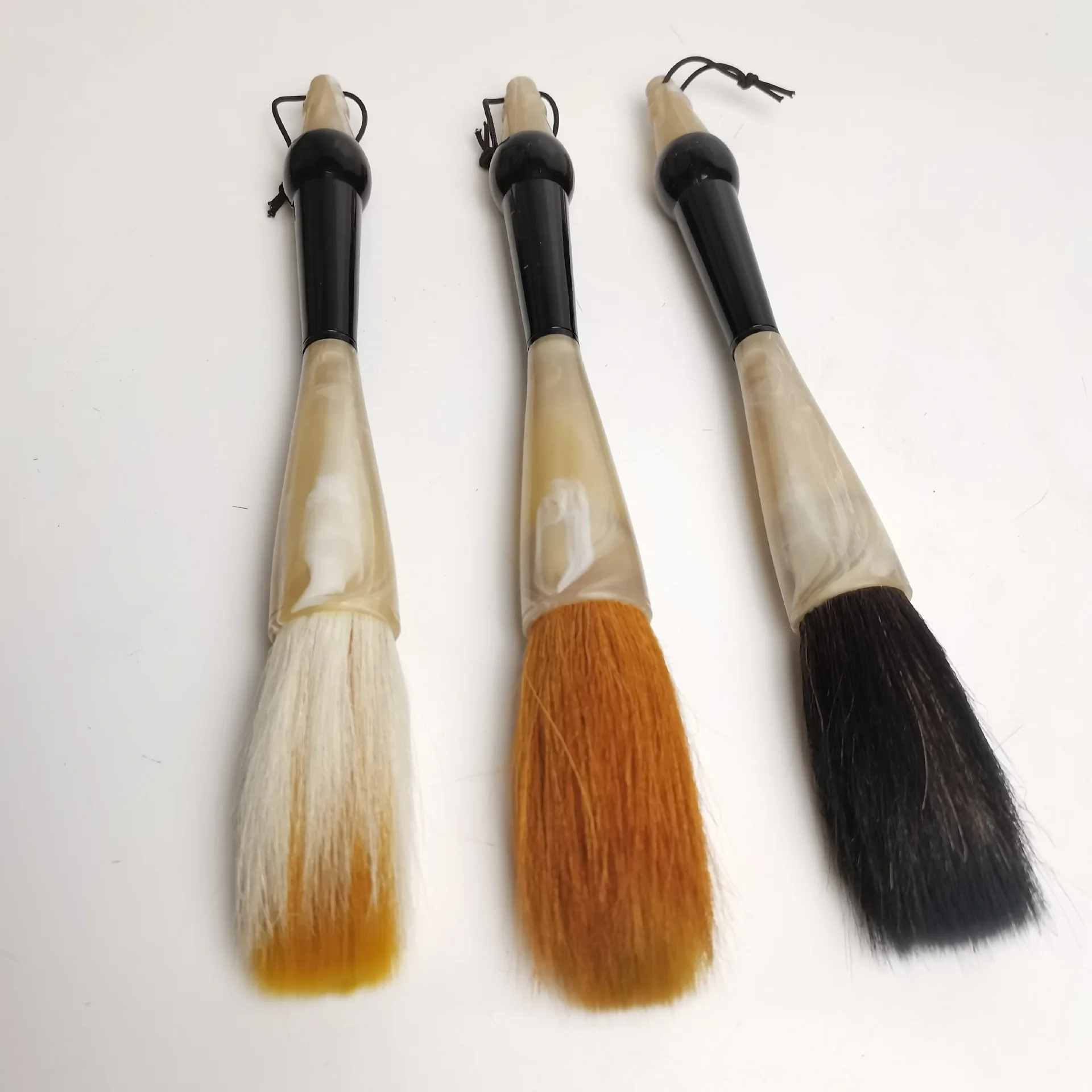 Big Bull Horn Calligraphy Brush Weasel Wolf Wool Bear Hair Large Characters Chinese Pen For Watercolor Spring Festival Couplets