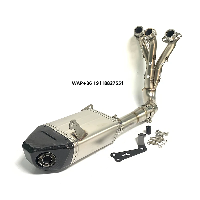 

Teentop Motorcycle Stainless Exhaust System Exhaust Down Pipe for MT09/FZ09 2021+ Exhaust