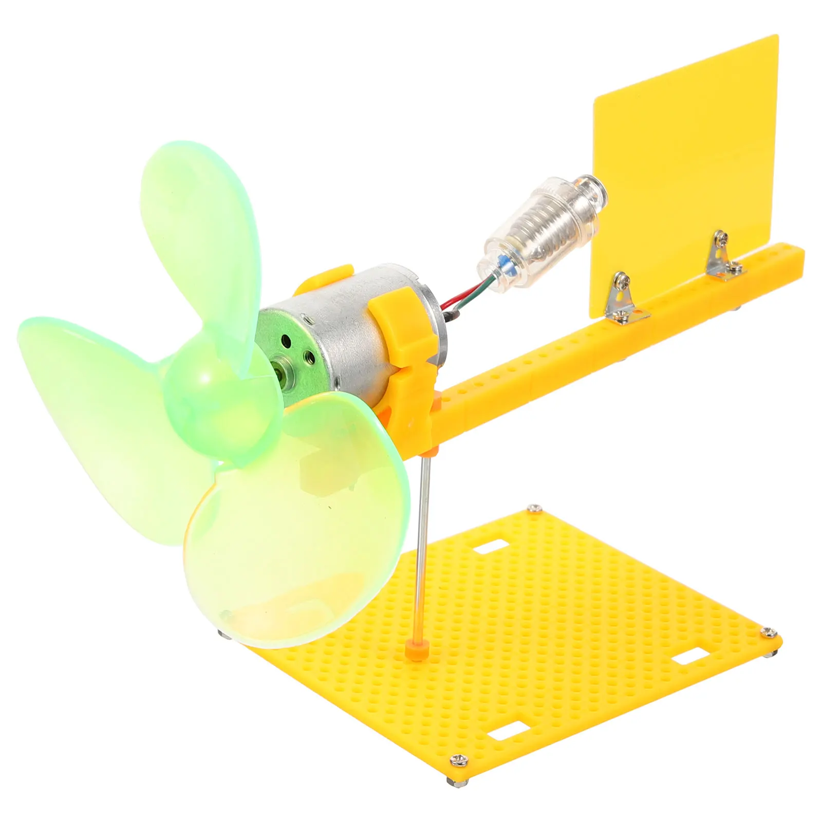 Mini generatore a luce bianca Kit fai da te Giocattolo educativo Montessori Esperimento di scienze fisiche Modello Creatività per bambini