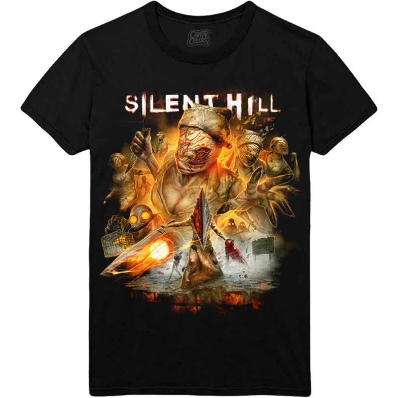 

0428 Silent Hill F Horror Graphic Tee Unisex Short Sleeve Gift t Shirt 100% cotton printed Clothes All size top S-6XL