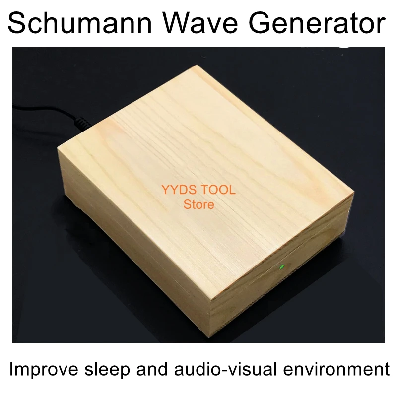 

Schumann Wave Generator Earth Low Frequency 783HZ Energy Improve Sleep Relaxation Enhance Sound Quality Wooden Case