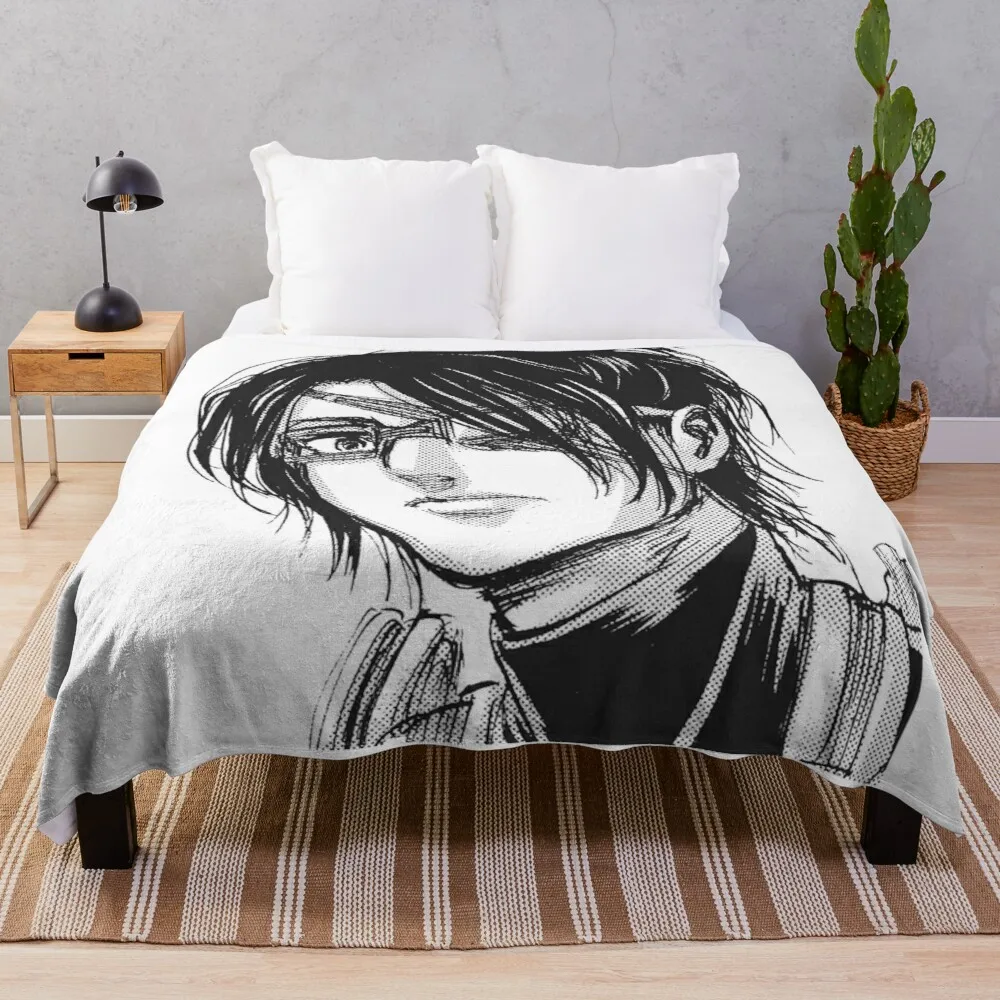 

Hange Zoe Attack on Titan Throw Blanket sofa Throw Blanket fleece bkanket blanket luxury brand