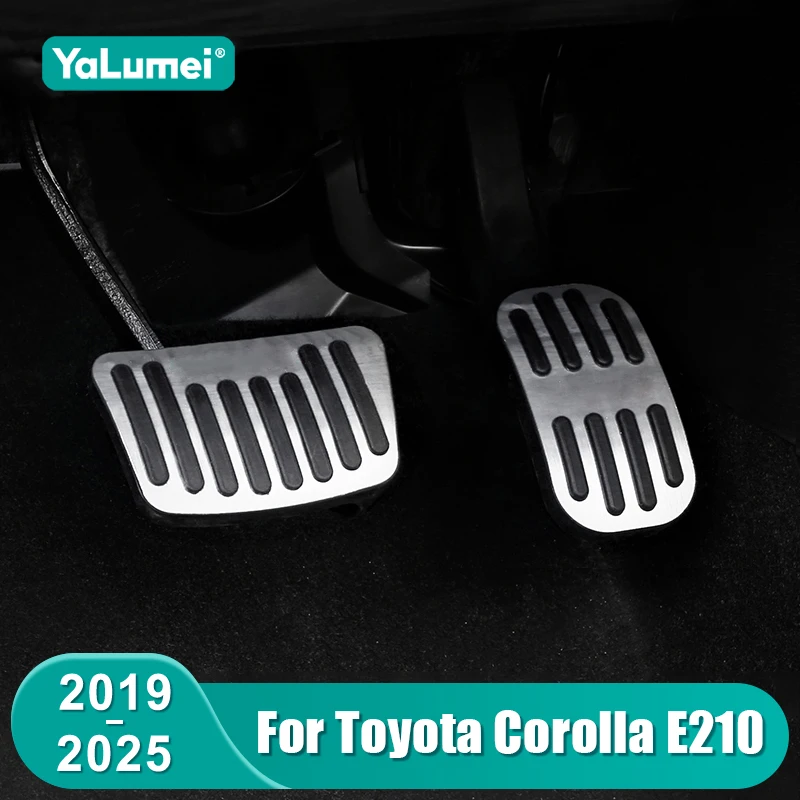 Für Toyota Corolla E210 2019 2020 2021 2022 2023 2024 2025 Hybrid Auto Gaspedal Bremsscheibe Fuß Pedale Abdeckung Pads Zubehör