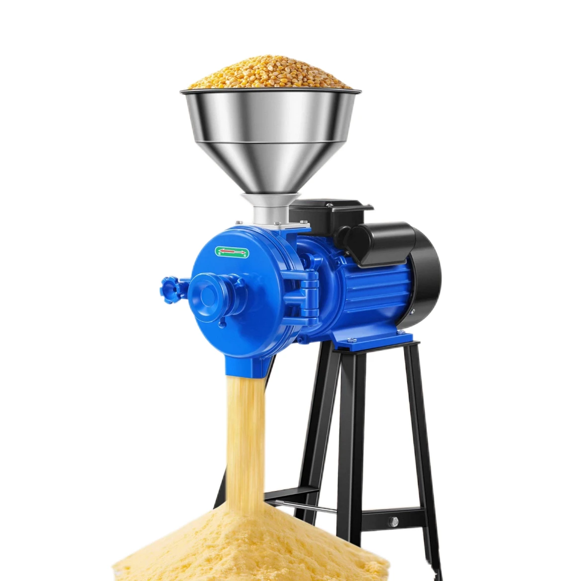 Dry & Wet Multifunctional Grain Milling Machine Fully Automatic Wheat Corn Soybean Rice Cassava Flour Mill Price