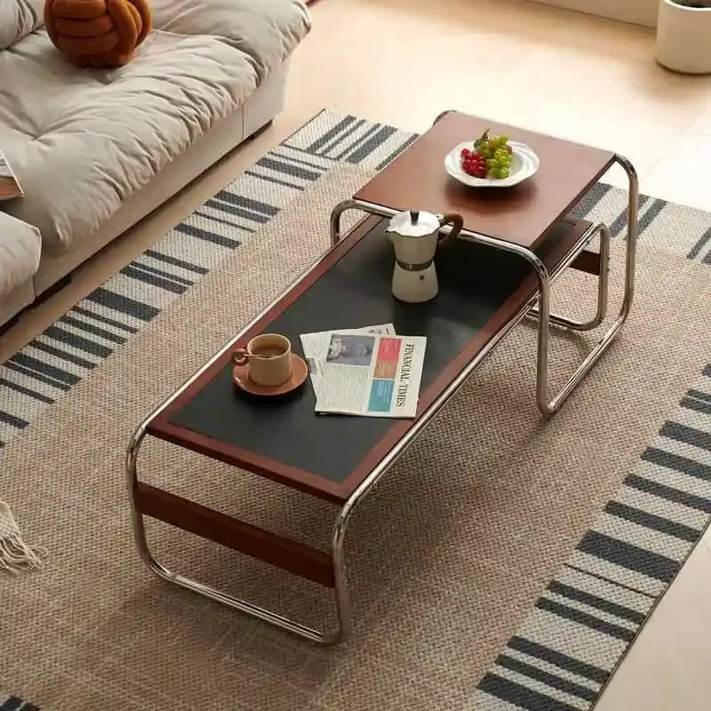 Household antique retro coffee table combination