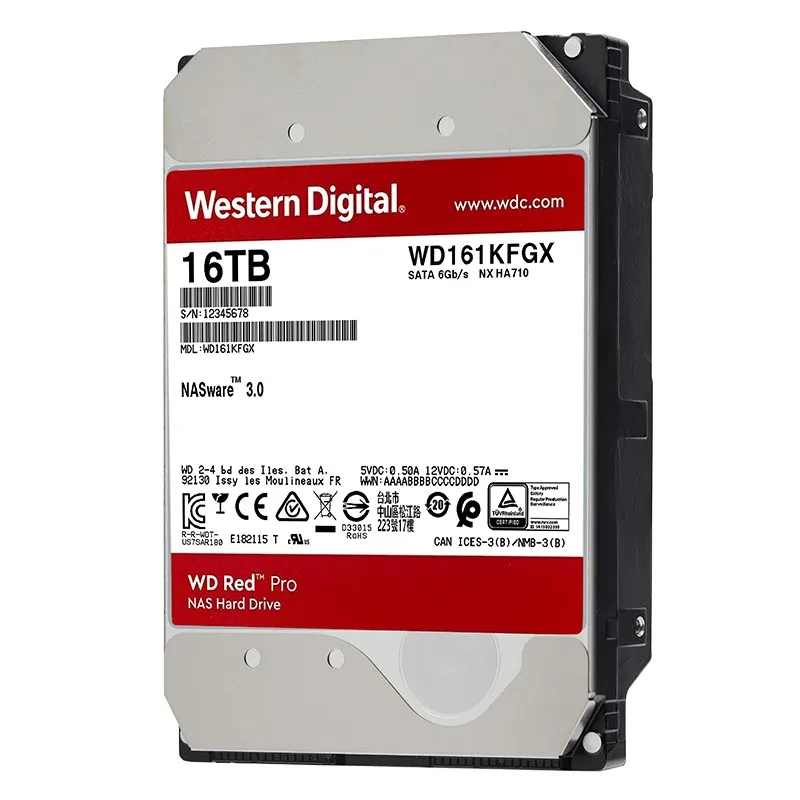 16TB Western Digital WD Red Plus　2台セット Amazon.com: Western Digital 16TB WD Red Pro NAS Internal Hard