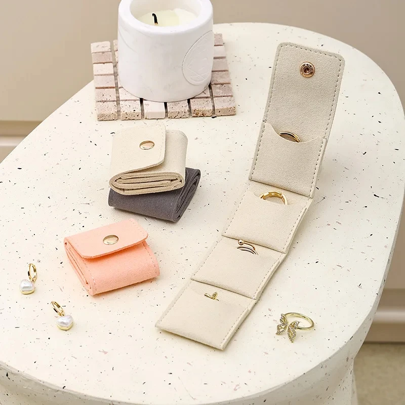 لطيف صغير ستوكات الجلود مجوهرات تخزين أكياس مربط القرط حلقة سحر قلادة المنظم الهدايا الترويجية الحقائب