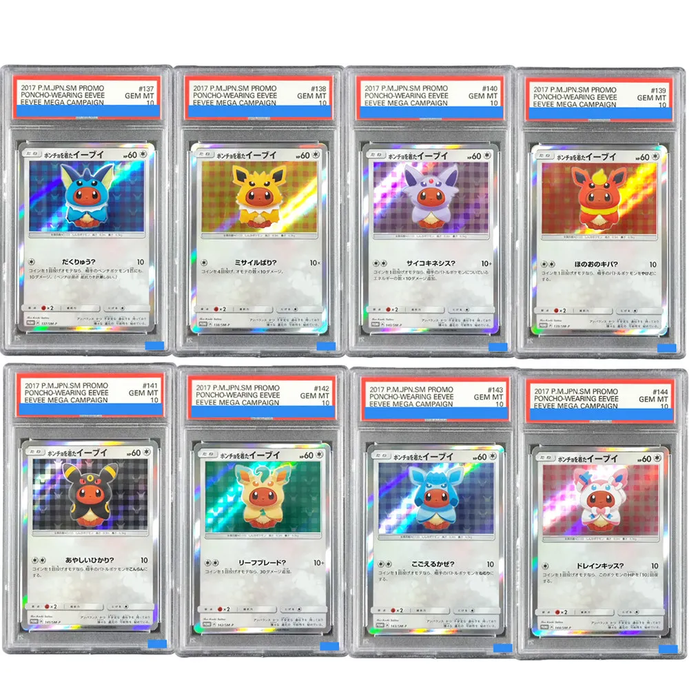 

﻿ Карты покемонов «сделай сам», японское пончо-ношение EEVEE Mega Campaign 141/sm-p GEM MT 10, коллекционная карта PTCG