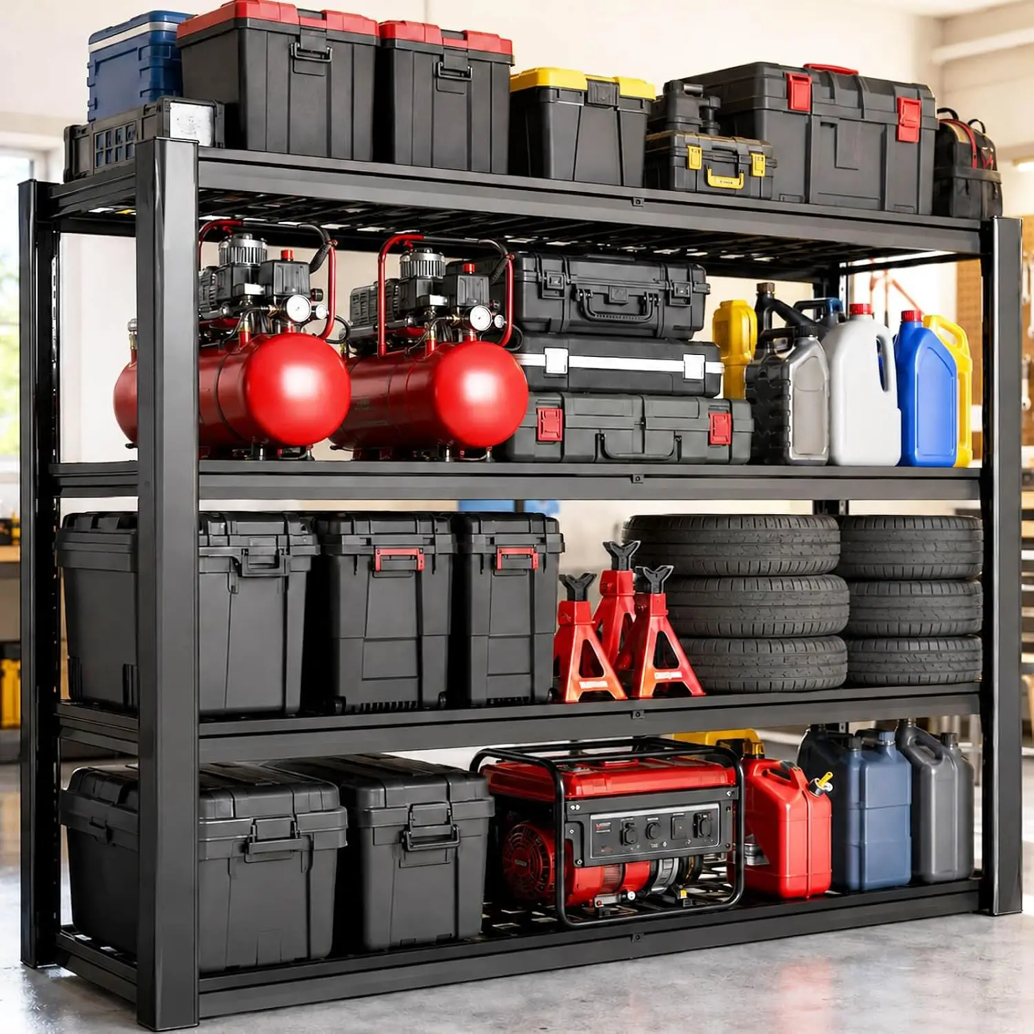 4-Tier Garage Shelving, 72