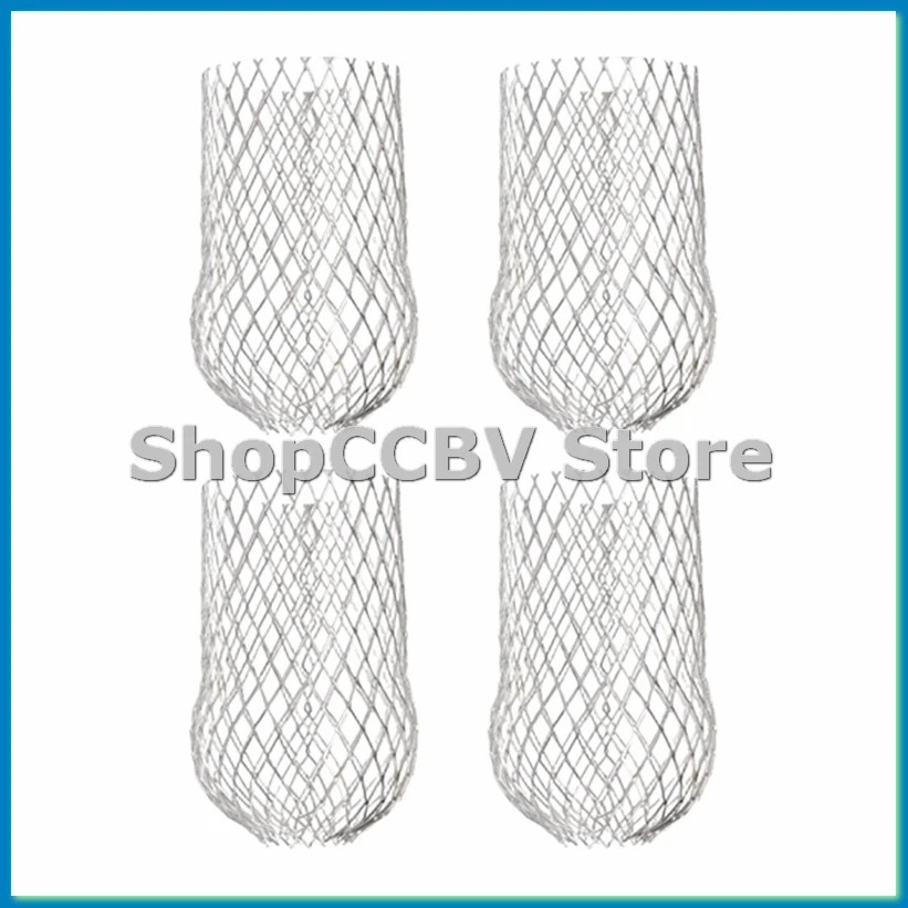 4 Pcs Gutter Downspout Guards 3.5 Inch Aluminum Leaf Filter Strainer Expandable Gutter Downspout Protector-A50M