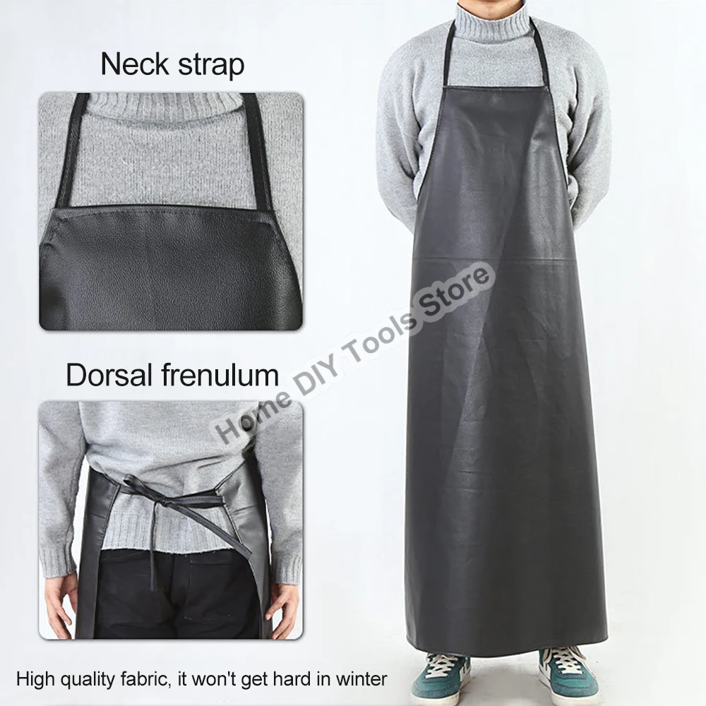 PVC Leather Welding Apron Waterproof Welder Thermal Insulation Protection Wear Electric Welding Anti Scalding Aprons