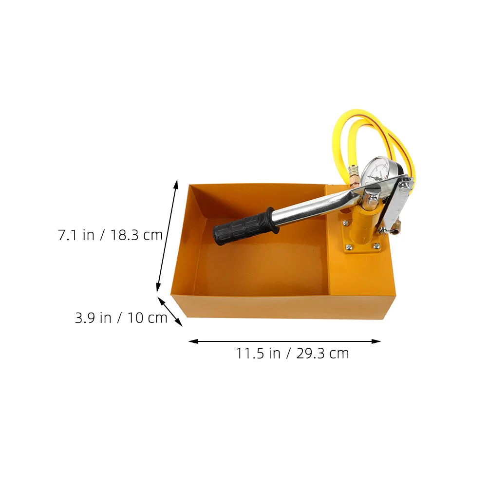 Manual Pressure Test Pump 25kg Hydraulic Tester Coolant Hydrostatic Universal Connector Radiator Exhaust Brake PPR Tools
