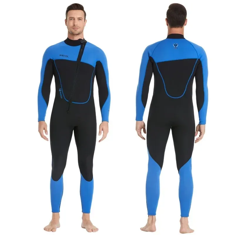 Diving Suit Wetsuit Men Women 3mm Neoprene with Front Zipper   Winter Swimming  for  Suring