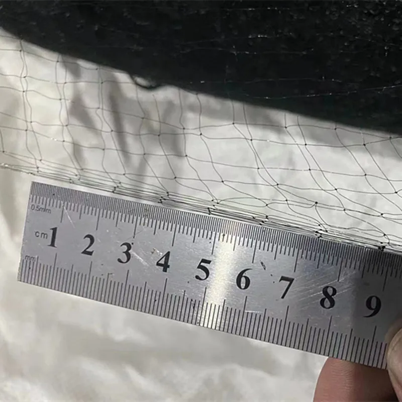 3 x 12M Orchard Garden Anti-Bird Mist Net 0.11mm,18x18mm hole with 5 Pockets Orchard Garden Net for Sparrow Bird Control