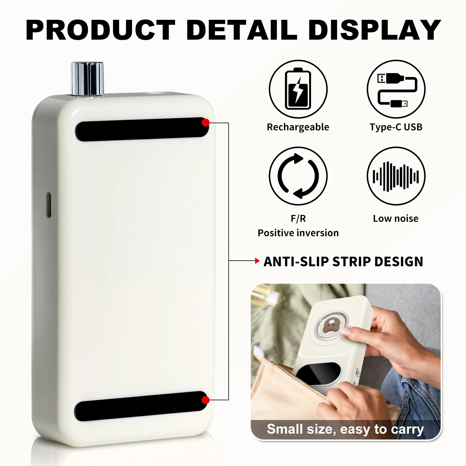 45000RPM Rechargeable Nail Drill Low Noise Nail Gel Polishing Machine Electric Nail File Professional Nail Grinder Equipment