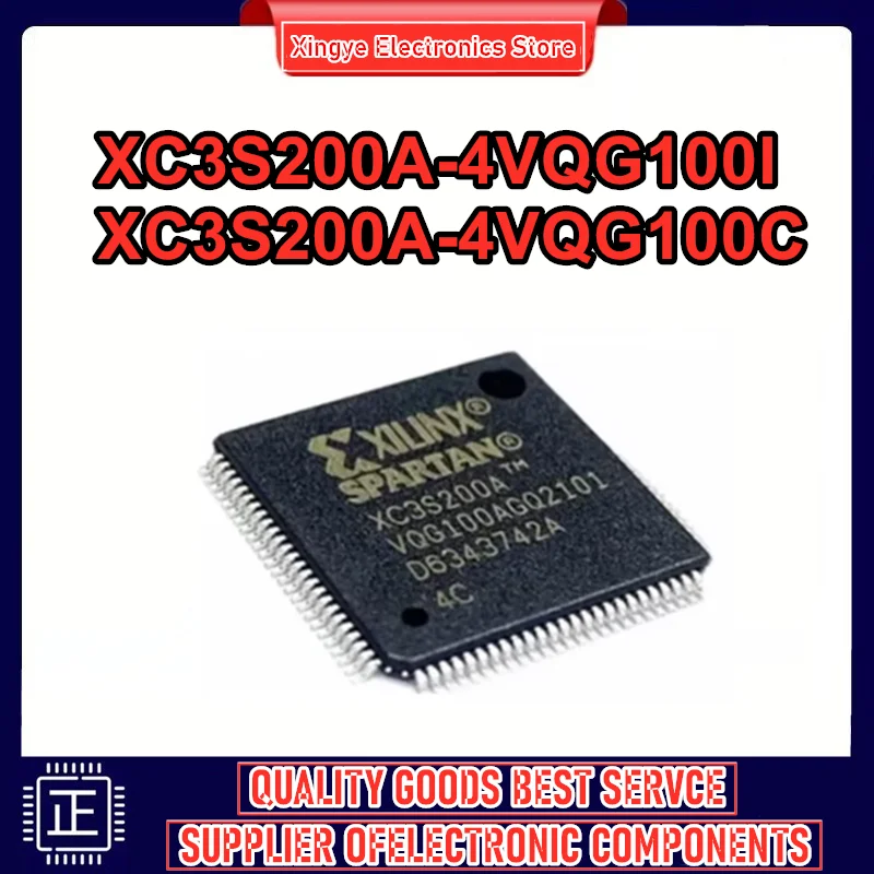 XC3S200A-4VQG100I XC3S200A-4VQG100C XC3S200A 4VQG100C QFP-100 Chipset Embedded Chip XILINX Integrated Circuits Ic
