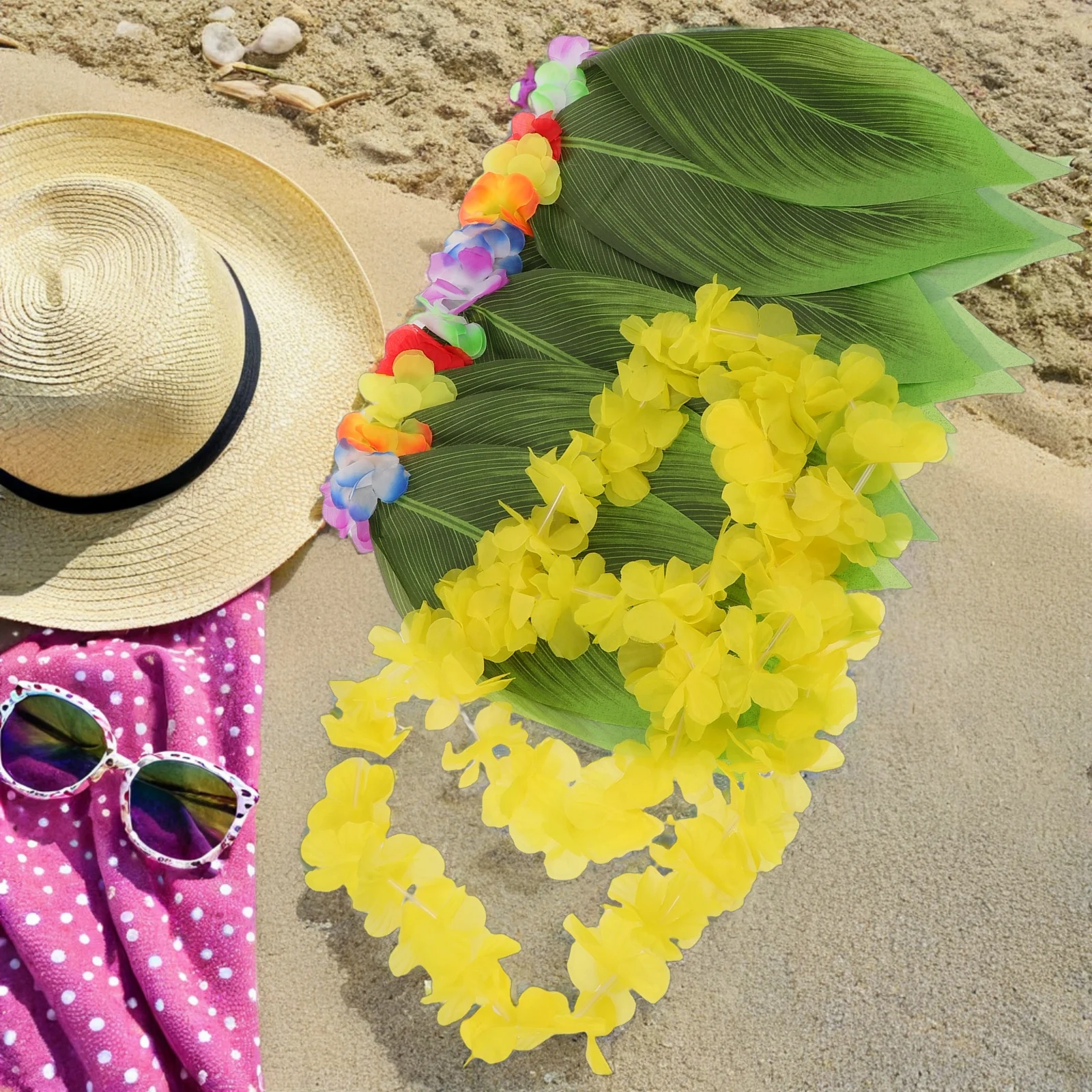 

Hawaiian Style Skirt Costume Accessories Women Grass Dress Photo Dress-up