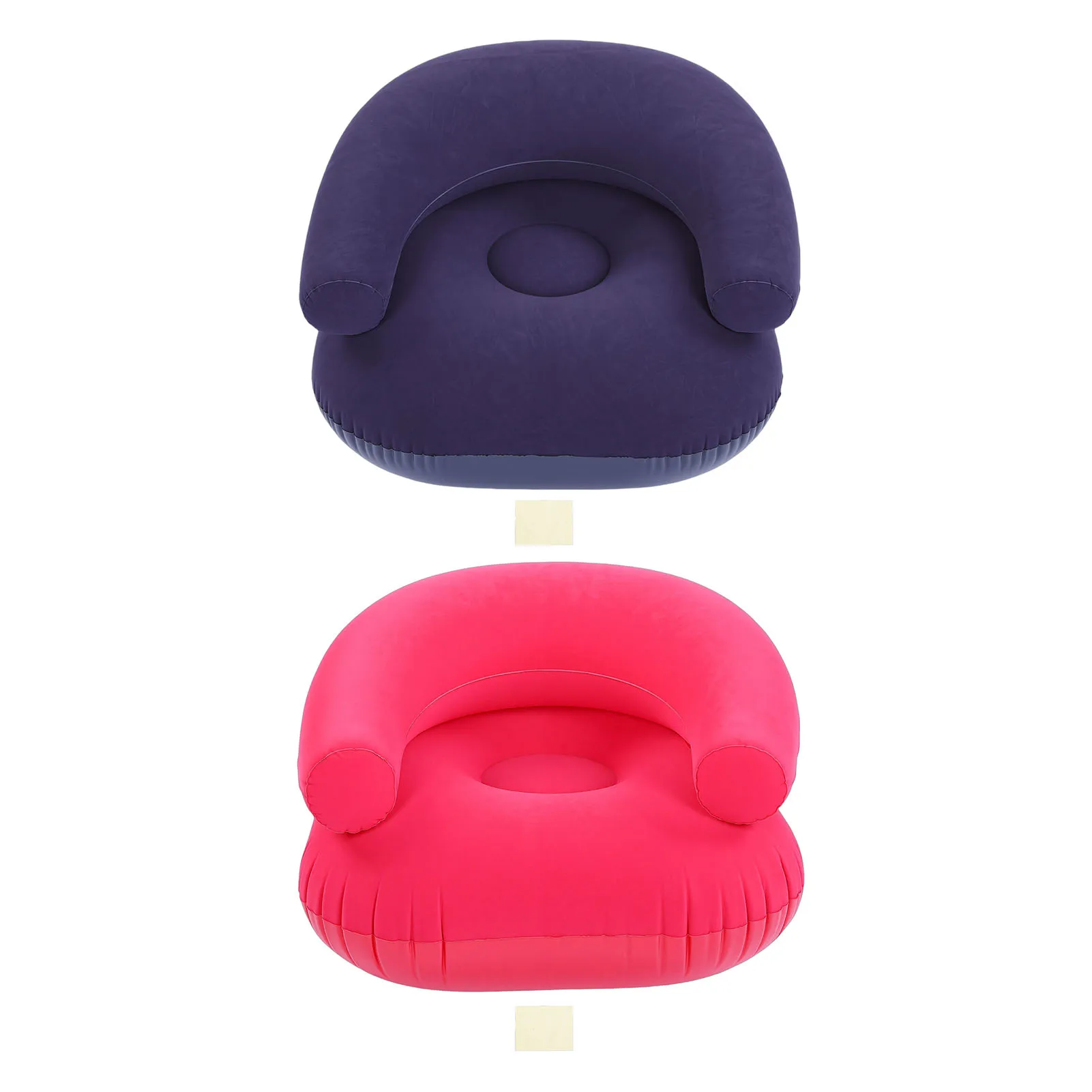 

Надувное кресло-шезлонг, портативный диван-кровать, одноместный диван с подлокотниками для дома, офиса, балкона, напольное сиденье, ПВХ с флокированием