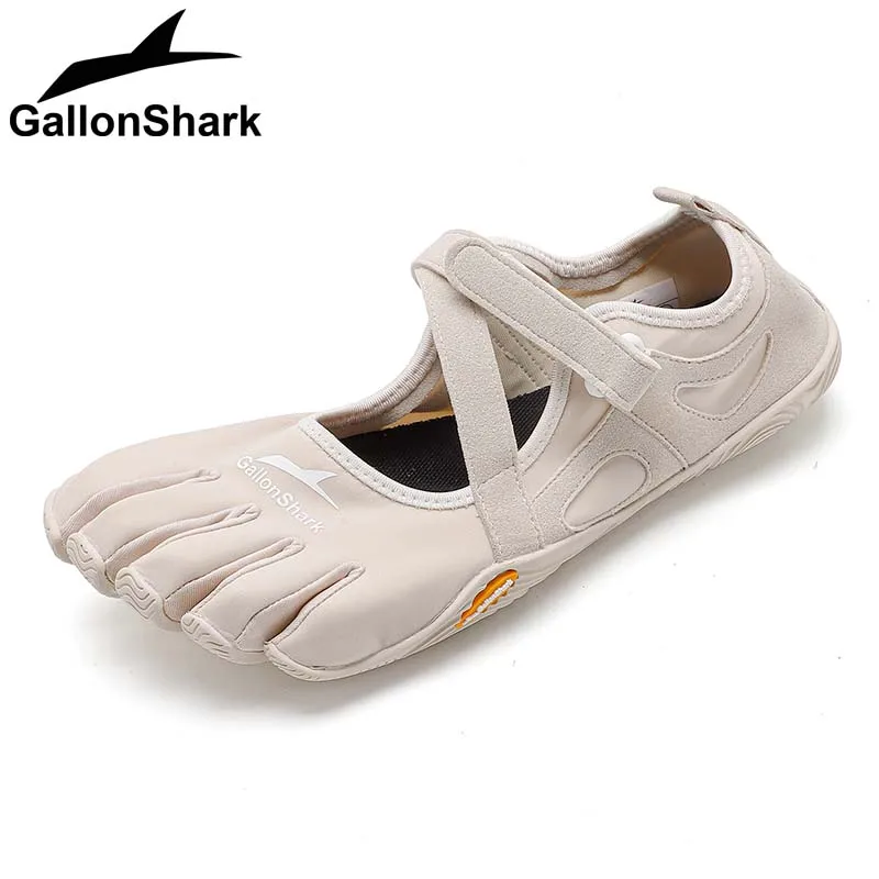 

Women's Five-Finger Barefoot Shoes, Adjustable Cross-Strap for Yoga, Pilates & Studio Workouts