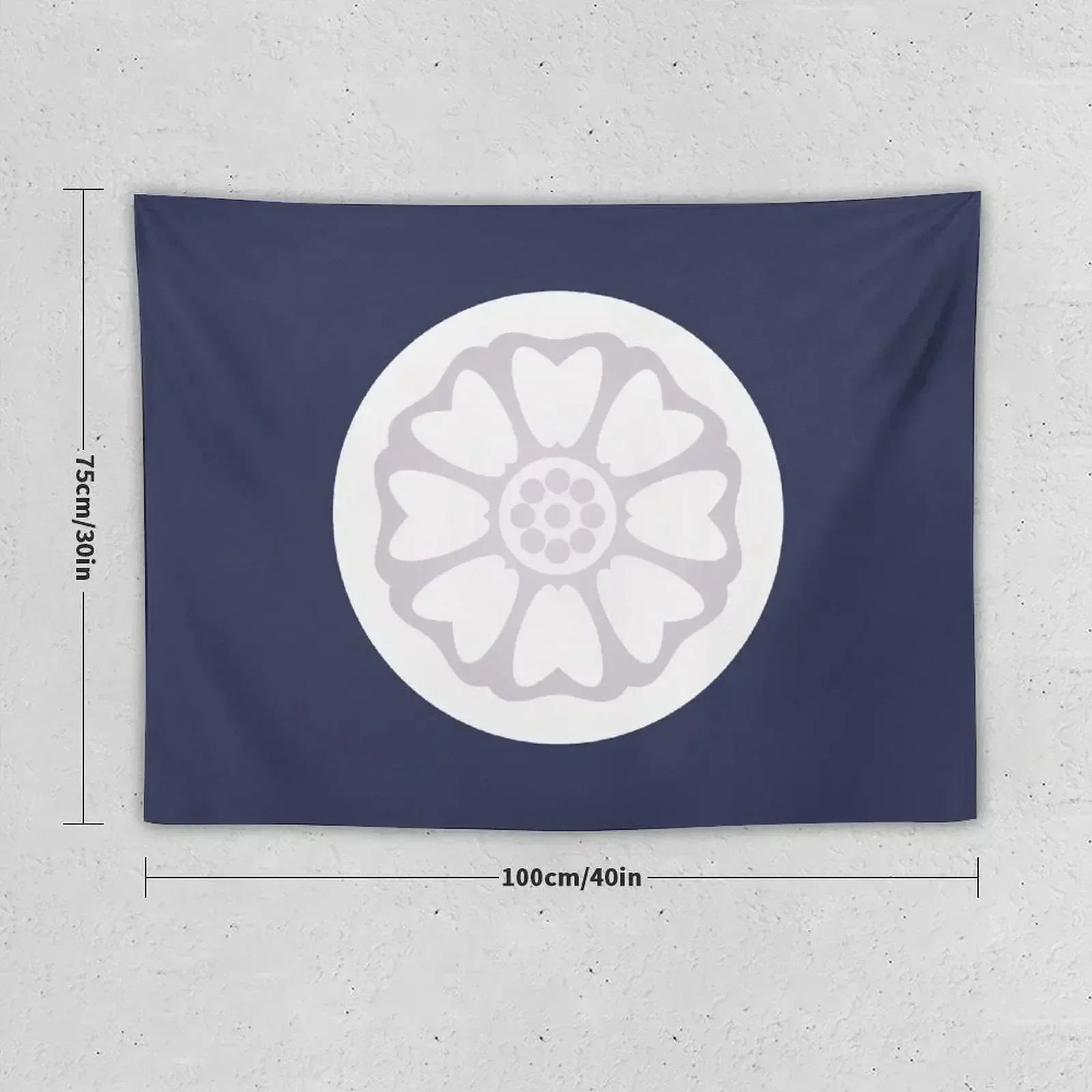 Order of the White Lotus Logo Tapestry Decoration Aesthetic Decorations For Room Tapestry