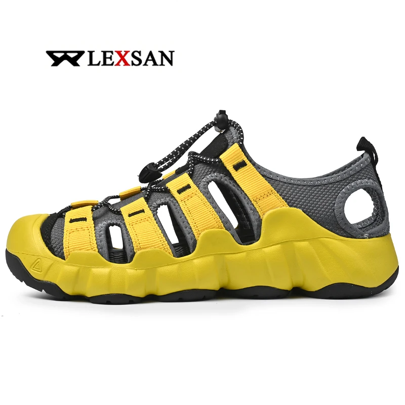 

Summer Men Sandals Genuine Leather Mens Casual Shoes Outdoor Men Leather Sandals for Men Beach Shoes Roman mens Shoes