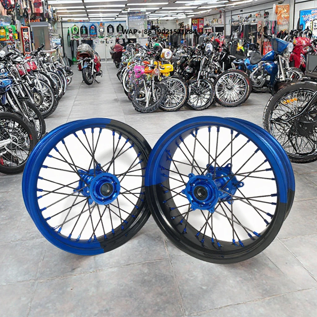 

16/17 Inch Made in China Motorcycle Accessories Aluminum Alloy Motorcycle Wheels for Supermoto YZ125 YZ250 YZ250F YZ450F