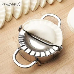 KEMORELA 1PCS Stainless Steel Dumpling Maker Mold Wrapper Dough Cutter Pie Ravioli Dumpling Mould Tools Kitchen Accessories