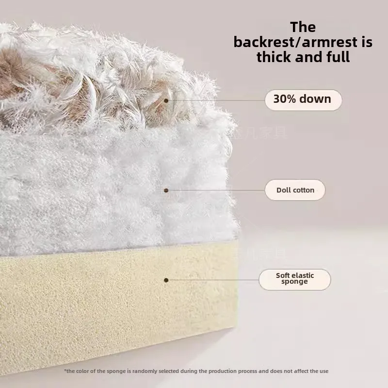 French antique leather sofa living room American caramel color straight row oil wax leather sofa