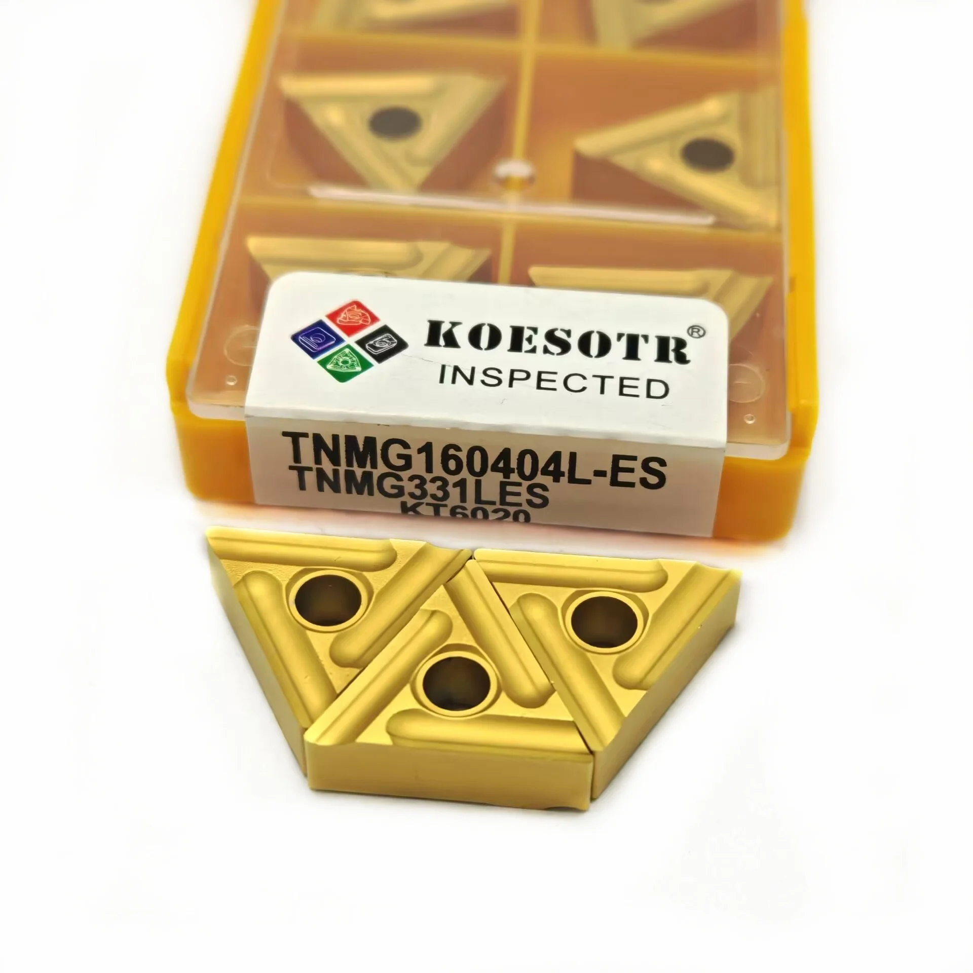 10 قطعة TNMG160404R TNMG160408R TNMG160404L ES KT15 KT6020 KT735 CNC سيرميت الصف كربيد إدراج أدوات الطحن تحولت شفرات