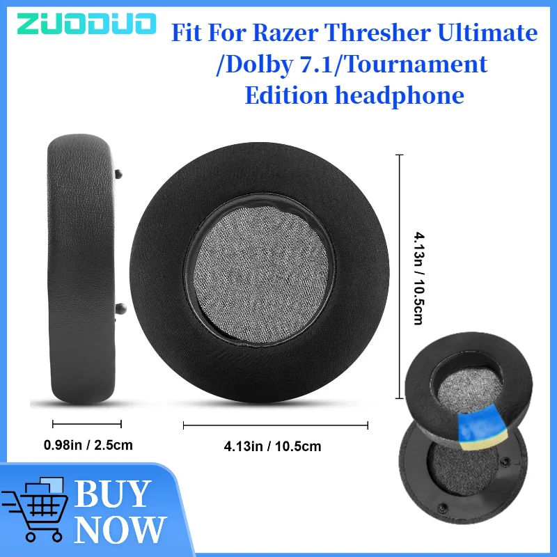 

ZUODUO Replacement Ear Pads Cushions for Razer Thresher Ultimate/Dolby 7.1/Tournament Edition Headphone Soft Memory Foam Earpads