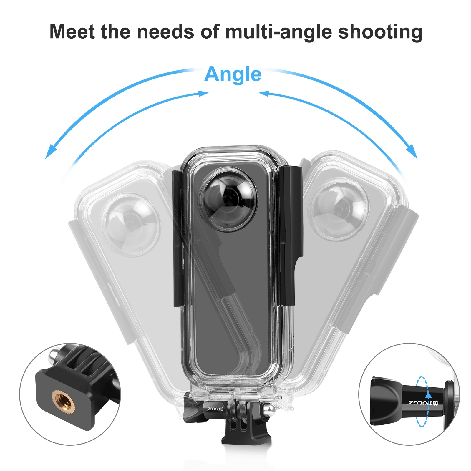 PULUZ 30m Underwater Waterproof Housing Case For Insta360 X3