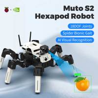 Yahboom Hexapod Robot Kit for Raspberry Pi 5 and Jetson NANO with Metal Servos Spider Robotic Bionic Toy AI Visual Recognition