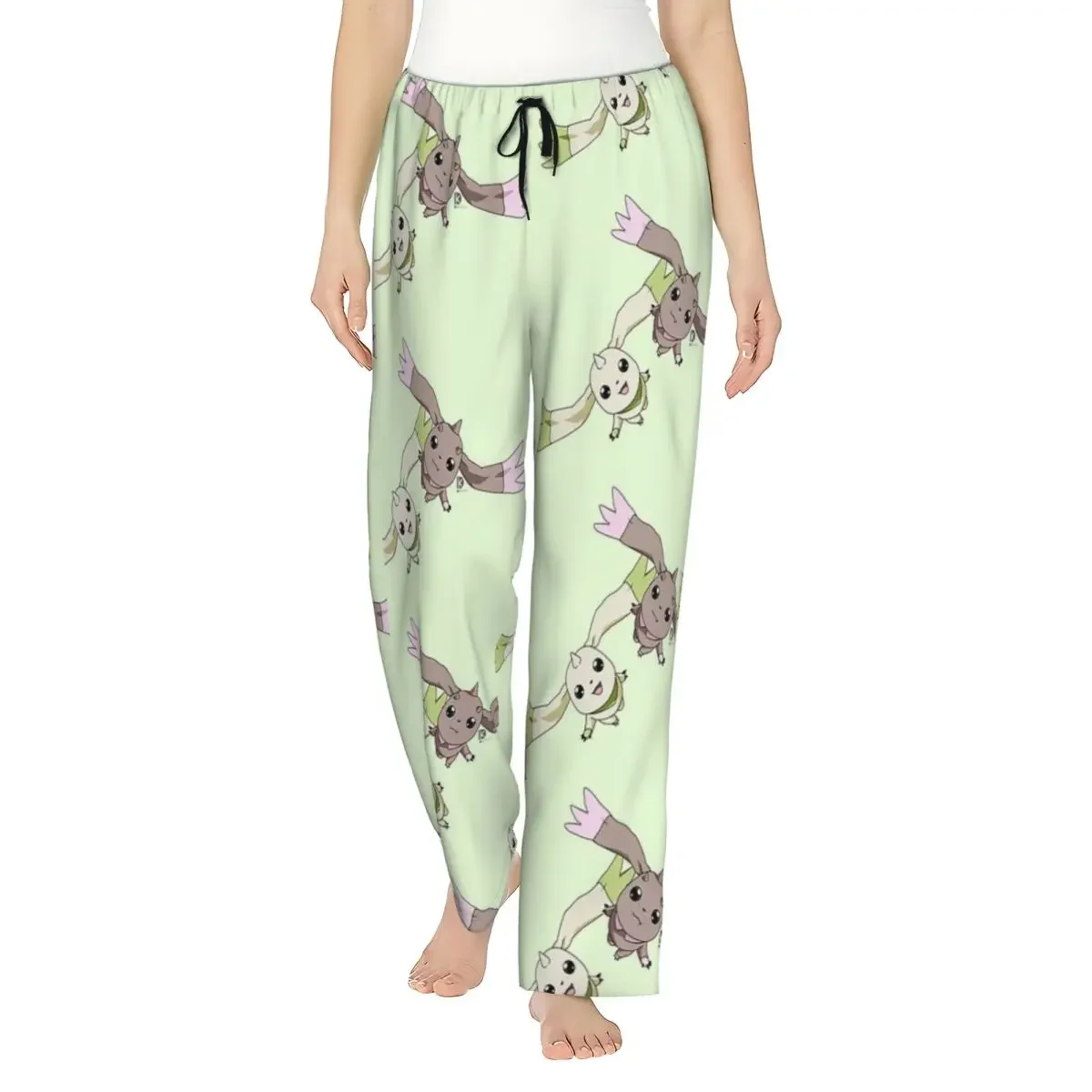 

Женские пижамные брюки Custom TerrierMON LopMON с карманами для отдыха и сна