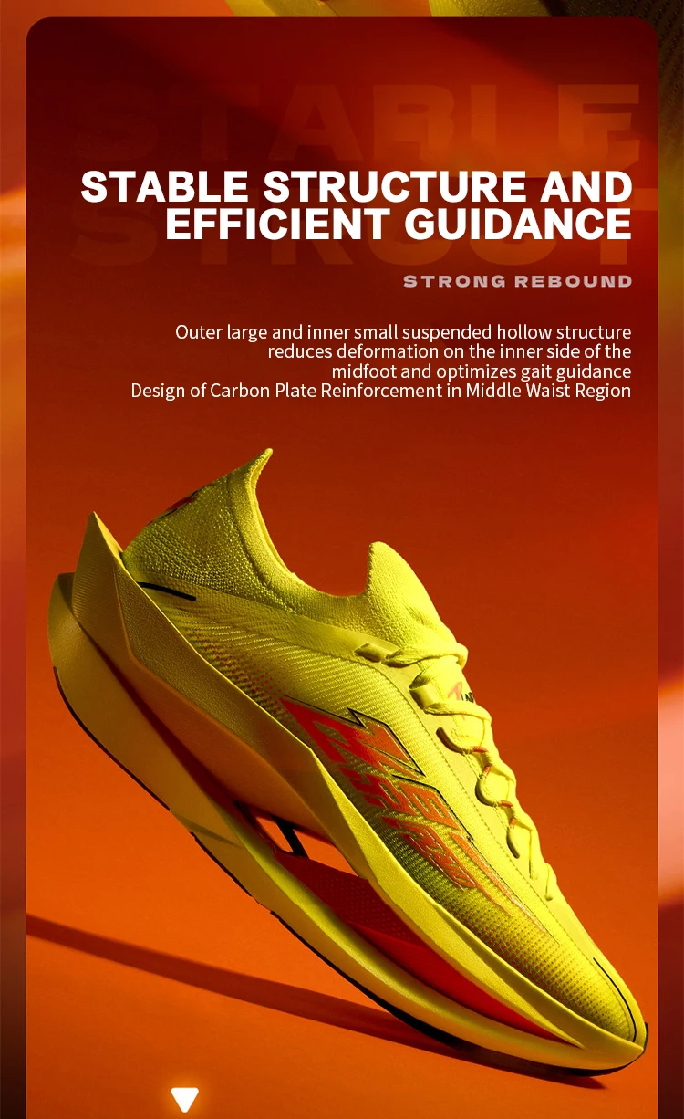 QIAODAN Feiying Plaid 3 Carbon Plate Men Running Shoes 2026 Marathon Racing Sneakers Rebound Cushion Athletic Shoes QDB023262290