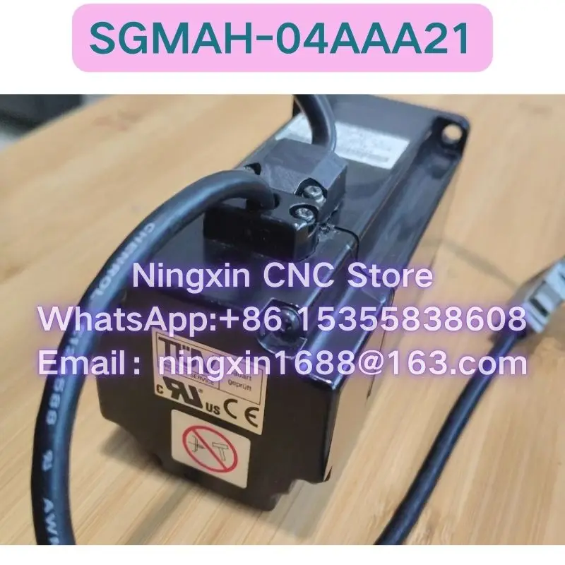 Second-hand SGMAH-04AAA21 servo motor Functional test OK Fast delivery