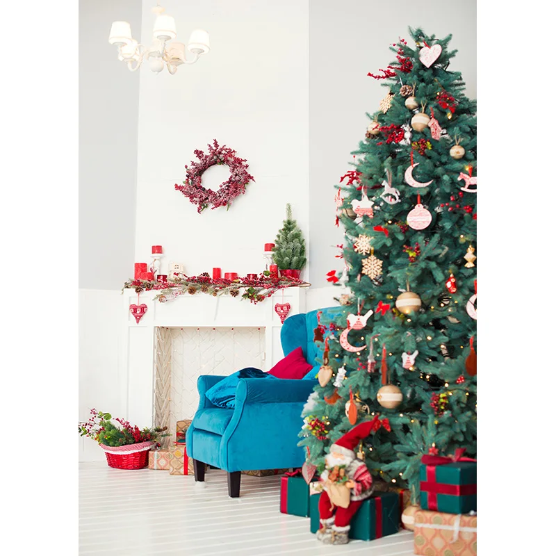 Fondos de fotografía navideños para niños, telón de fondo para estudio fotográfico, accesorios para sesión fotográfica, regalo de árbol, YDH-02