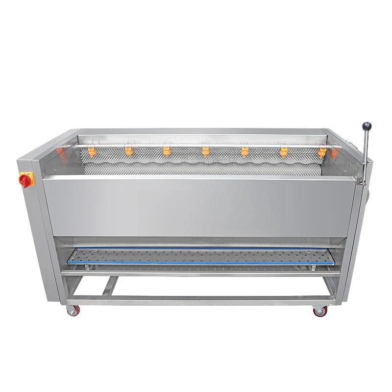 Brush cleaning machine Potato fruit and vegetable peeling cleaning machine