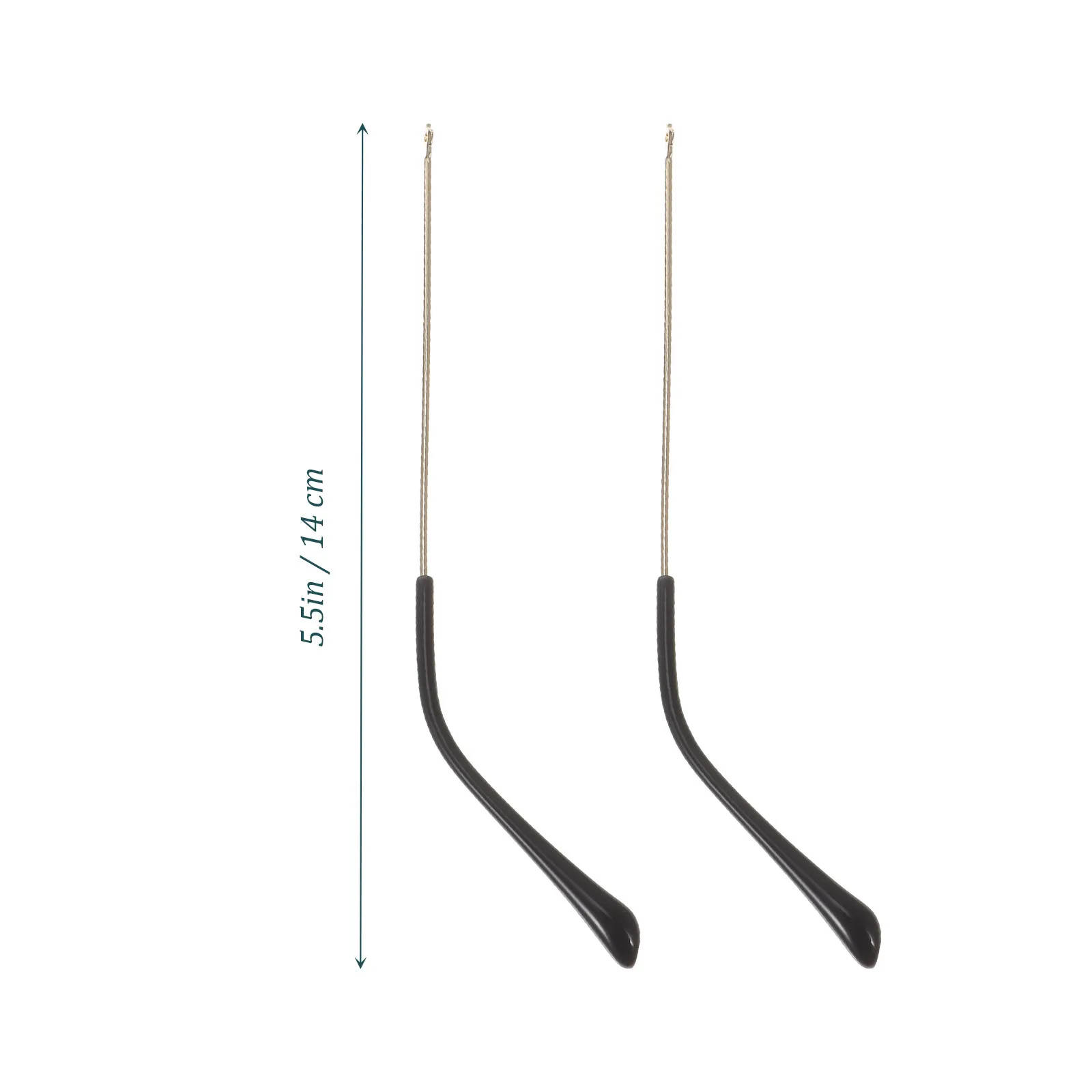 Metal Eyeglass Temple Arms Replacement Pair Nonslip Comfortable Glasses Repair Accessories
