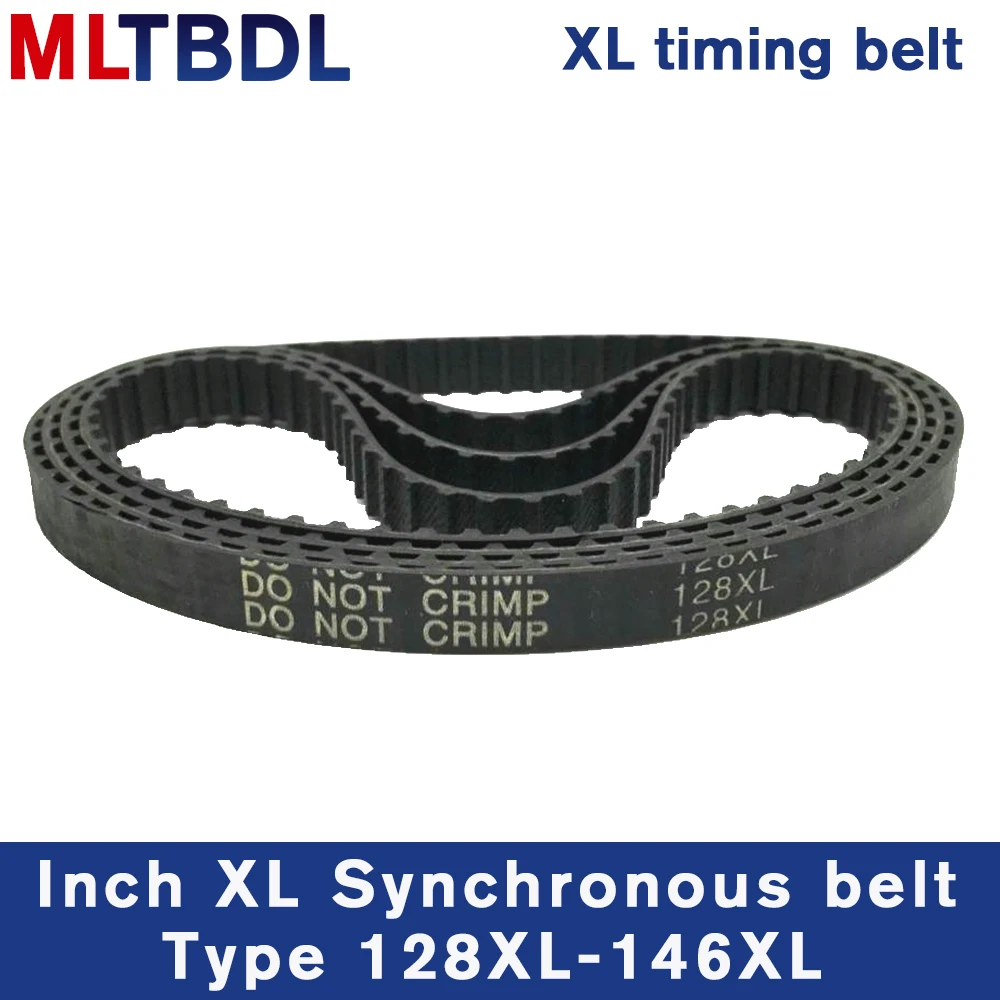 

XL Timing Belt 128/130/132/134/136/138/140/142/144/146XL Rubber Timing Pulley Belt 10 Width Closed Loop Toothed Transmisson Belt