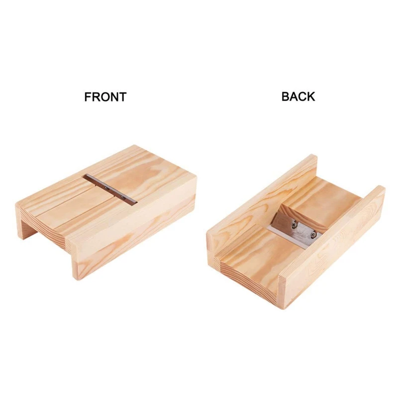 Multi-functional Soaps Cutter Drawer Box Wooden Adjustable Soap Beveler Planer for Sharp Blade Useful Soap Trimming Tool