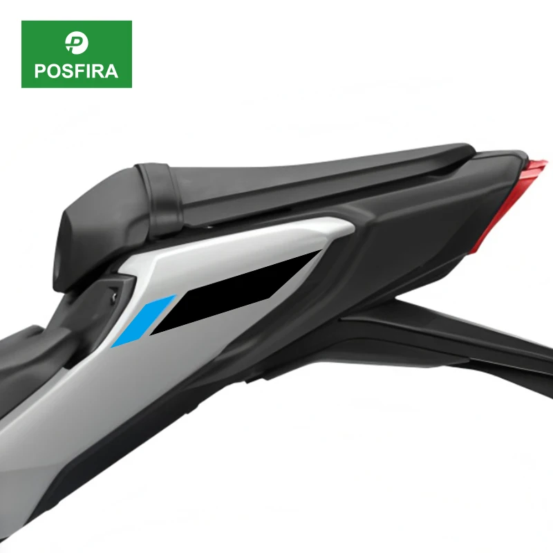 

POSFIRA Motorcycle Rear Seat Panel Sticker Vinyl Decals for Yamaha MT 03 MT03 MT-03 2025 Motorbike Decoration Accessories