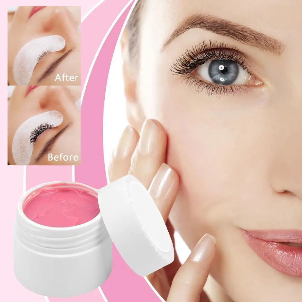 5g Fruitsmaak Wimperlijm Remover Nul Stimulatie Gereedschap Snelle Make-up Geur Wimpercrème Verwijderen Extensions Geur F3Y1