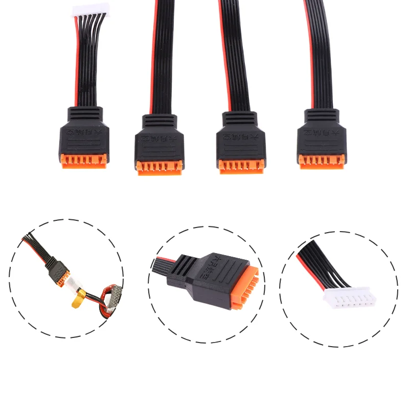 1Pcs Charger Extension Cable Balanced Head For 2-6S Lithium Batteries Suitable For HOTA D6Pro For ISDT Q6 M8 M6