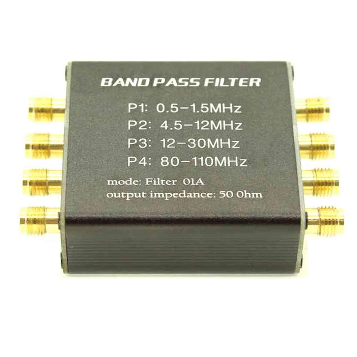 

ABQR Malachite Radio Pre-Filter BPF Bandpass Filter 50 Ohm SMA Socket