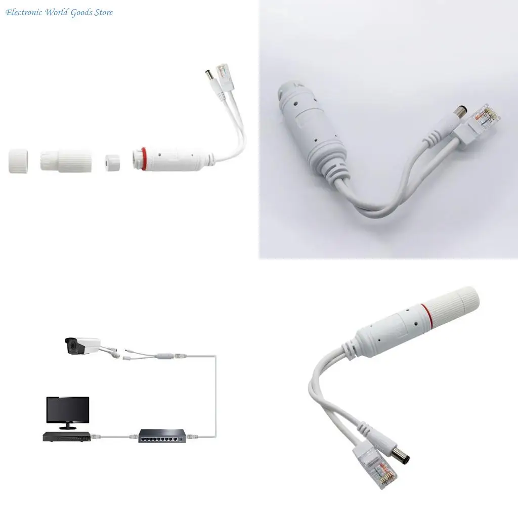 

Водонепроницаемый разветвитель POE A3PD от 48 до 12 В с модулем питания кабеля адаптера питания видео