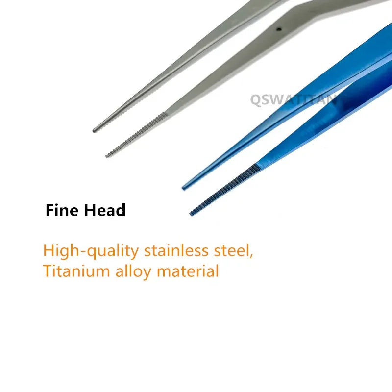 新しいマイクロ手術組織鉗子プラスチック鋸歯状先端眼科眼科手術器具