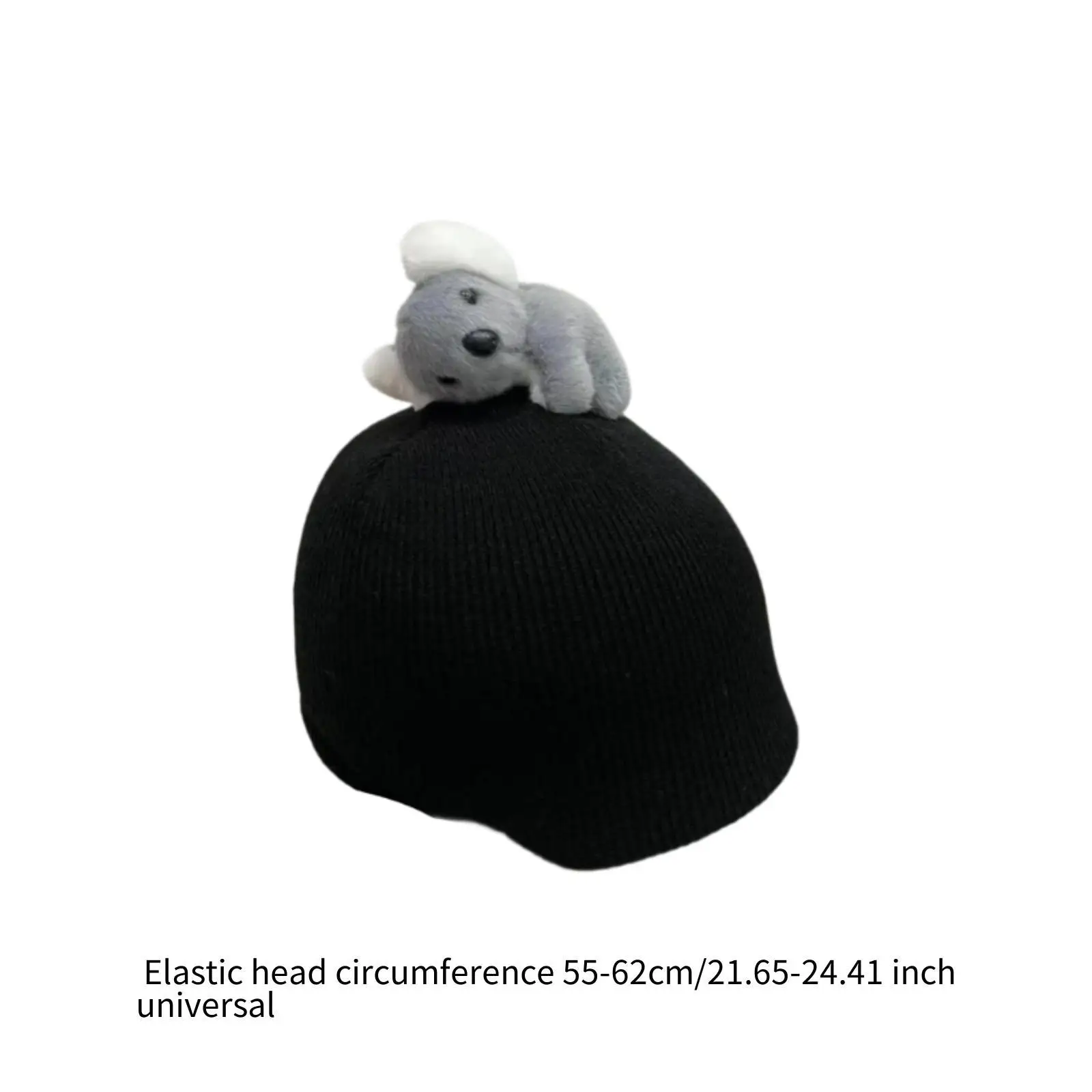Koala Ski Helmet Cover Portable Soft Outdoor Reliable Warm Multifunction Knitted Cap Stylish Casual Funny Ski Helmet Decoration