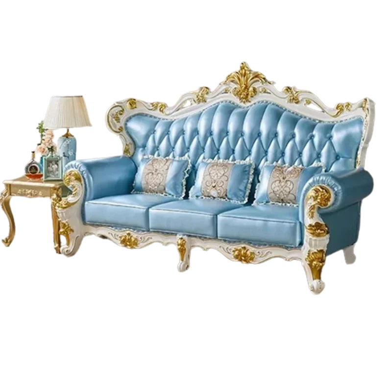 

Versatile Soft Fancy Sofa Waterproof Nordic High End Leather Sofa Large High Back Relax Reclinable Salon Home Furniture