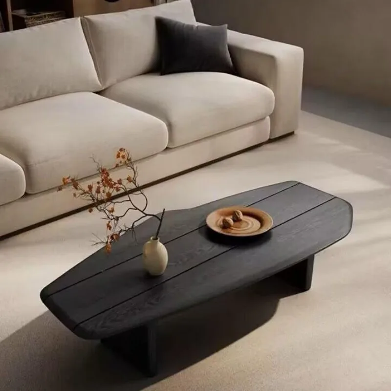# İskandinav Minimalist Sehpa Modern Dekorasyon Ahşap Tasarımcı Sehpa Akşam Yemeği Antika Mesa Yardımcı Giriş Holü Mobilyaları