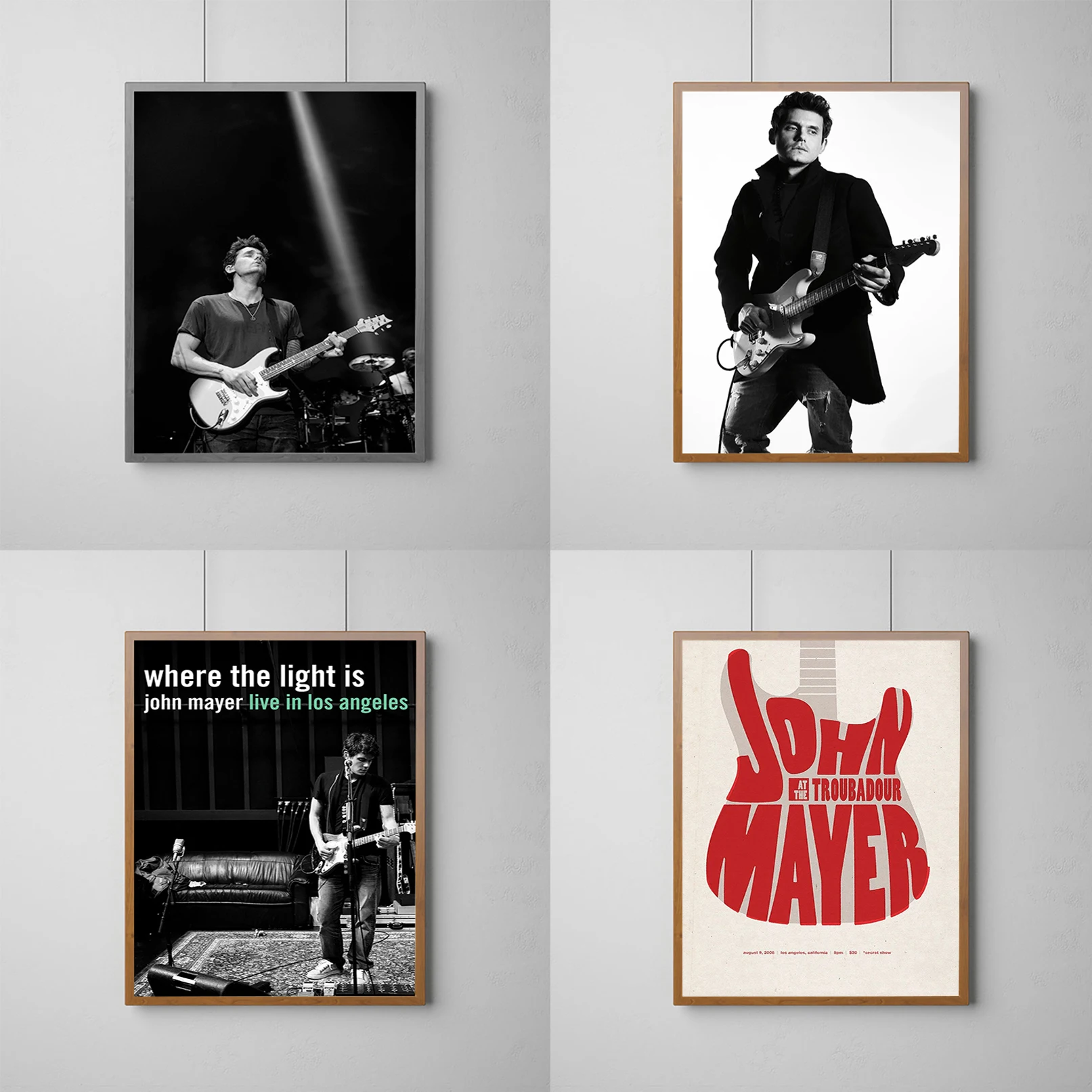 American Singer John Mayer Poster Posters for Wall Art Canvas Home and Decoration Decorative Painting Room Decor Decorations the